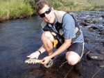 Releasing A Brown Trout