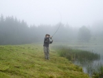 Warren Casting A Fly