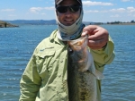 Nick with a nice largemouth bass