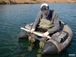Measuring one of the fish